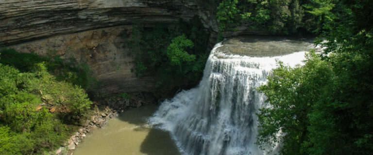 Burgess Falls in Tennessee