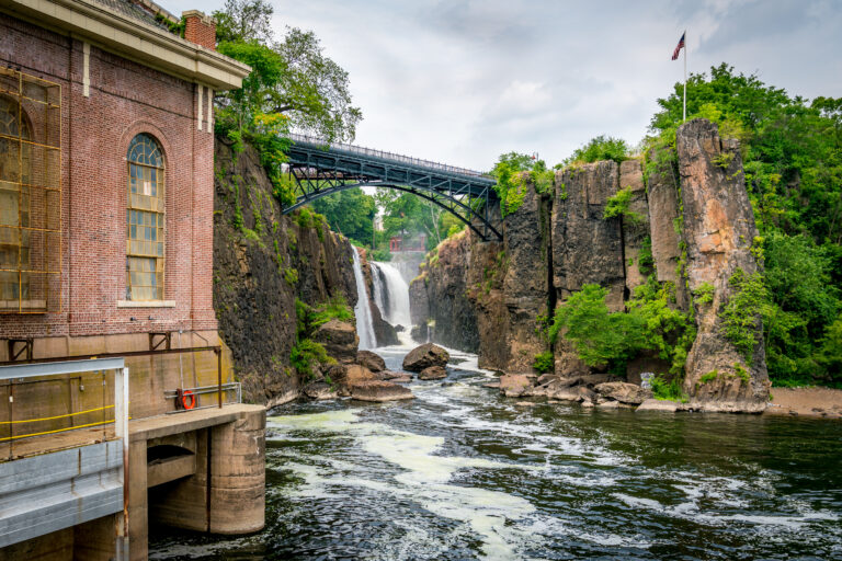 Great Falls Waterfall in Paterson New Jersey