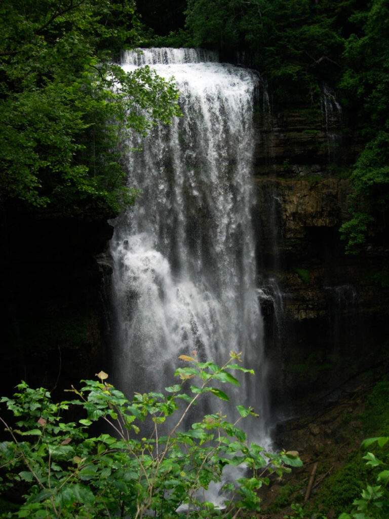virgin falls waterfall in Tennessee