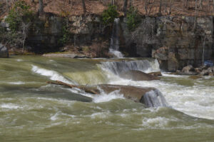 Valley Falls Waterfall in KS